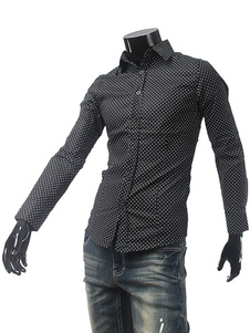 Chemise en coton manches longues