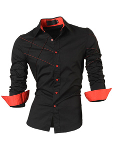 Chemise en coton manches longues