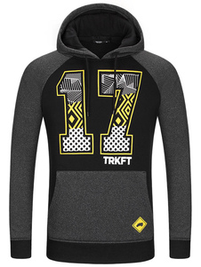 Sweat de qualité en coton mélangé noir