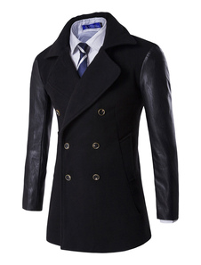 Manteau confortable synthétique multicolore en polyester