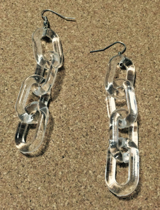 Cerceau uniques en acrylique mode