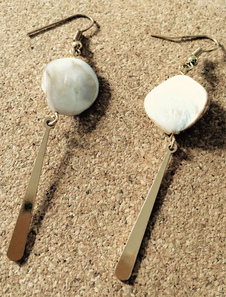 Cerceau délicates en perle mode perles