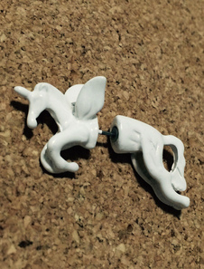 Cerceau fascinantes métallique mode Pendentif Cheval