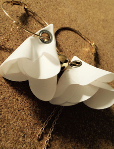 Cerceau fascinantes métallique mode froissé