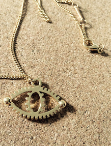 Fascinant collier métallique mode