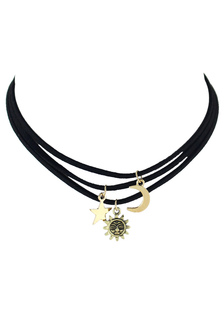 Fascinant collier métallique mode ornement métallique