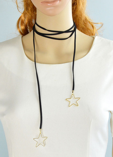 Fascinant collier mode ornement métallique