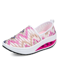 Chaussures modernes en gaze ondé mocassin