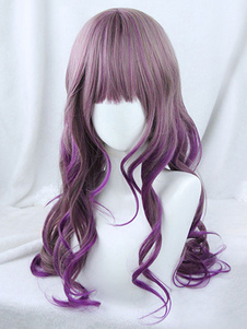 Perruque lolita violete