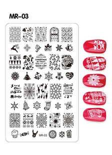 Stickers ongles BRICOLAGE Noël ongles autocollants féminin