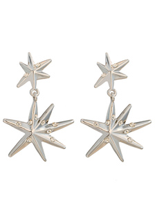 Goujon fabuleuses métallique mode géométriques