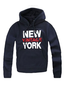 Sweat modeste en coton mélangé imprimé lettres imprimé fleuri