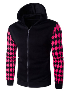 Sweat classique en coton mélangé noir