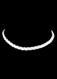 Unique collier en faux cuir féminin