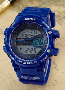 Montre homme rond chronographe