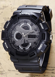 Montre homme rond chronographe