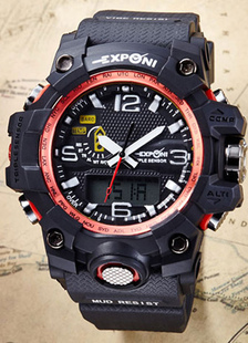 Montre homme rond chronographe