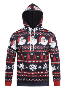 Sweat de qualité en coton bordeaux impression