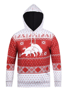 Sweat modeste en coton bordeaux