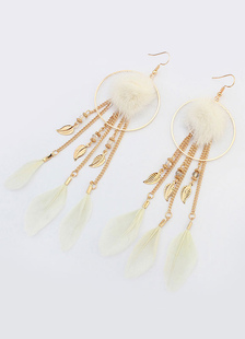 Cerceau douces de plume mode rond