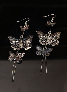 Boucle douces métallique mode Imprimé papillon