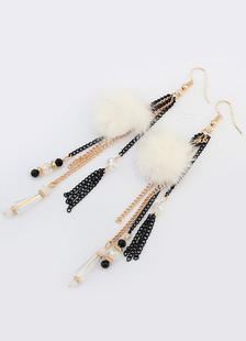 Boucle douces métallique mode