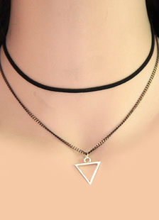 Fabuleux collier métallique mode