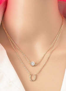 Fabuleux collier métallique mode