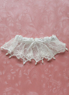 Jarretière de mariée dentelle Ivoire ruban fleurs de Bow jarretière de mariée
