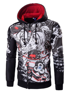 Sweat classique en coton imprimé fleuri