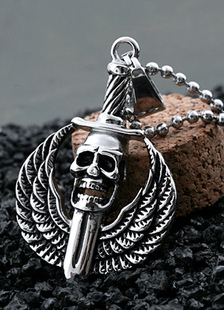 Collier masculin argent