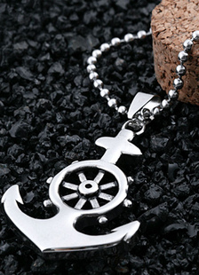 Collier masculin argent