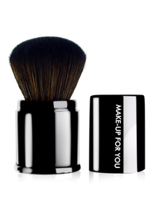 Pinceaux de maquillage noirs