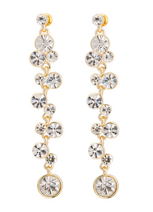 Boucles d'oreilles Goujon de bal métallique or