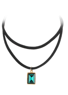 Unique collier en suède casual