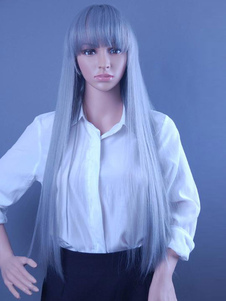 Perruque lolita grise