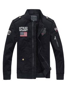 Veste belle en coton imprimé drapeau