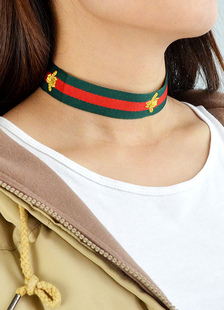 Fabuleux collier en faux cuir mode