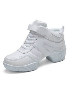 Chaussures de danse Jazz à talons épais unicolore