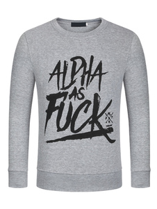 Sweat confortable en coton mélangé impression imprimé fleuri