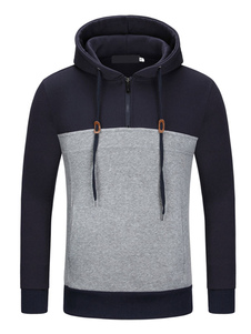 Sweat modeste en coton mélangé en patchwork