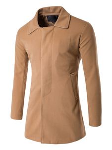 Manteau de qualité en coton mélangé en flanelle de coton