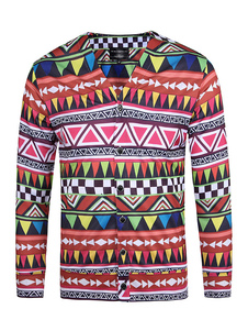 Sweat modeste en coton rouge impression