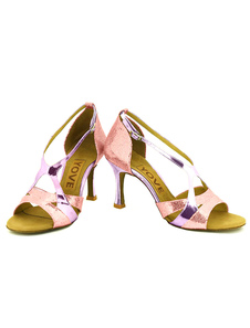 Danse de salon chaussures de Glitter Open Toe Dancing Shoes haut talon féminin