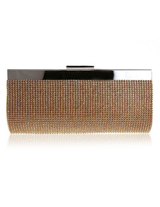 Pochette strass or perles sacs Chain bracelet mariée sac à main de soirée de mariage