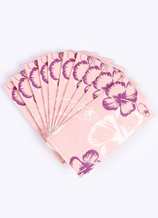Rose mariage serviettes de table Floral Print parti Napkins(5 Packs/lot, 10 Pcs/pack)