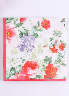 Serviettes de table de mariage Floral rose imprimés serviettes carré Party (20pcs par Pack)
