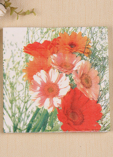 Napperons de papier florales serviettes fête tournesol imprimé dîner Table de mariage (20pcs par Pac