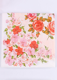 Mariage Party serviettes serviettes de papier imprimé Floral rose (Pack de 20 pièces A)
