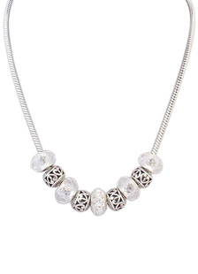Charme blanc collier de perles colliers Fashion femmes